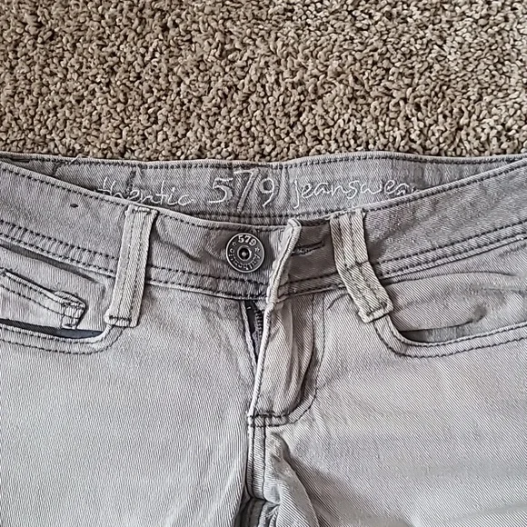 Low Rise Denim Skinny Jeans 00 - Picture 2 of 15